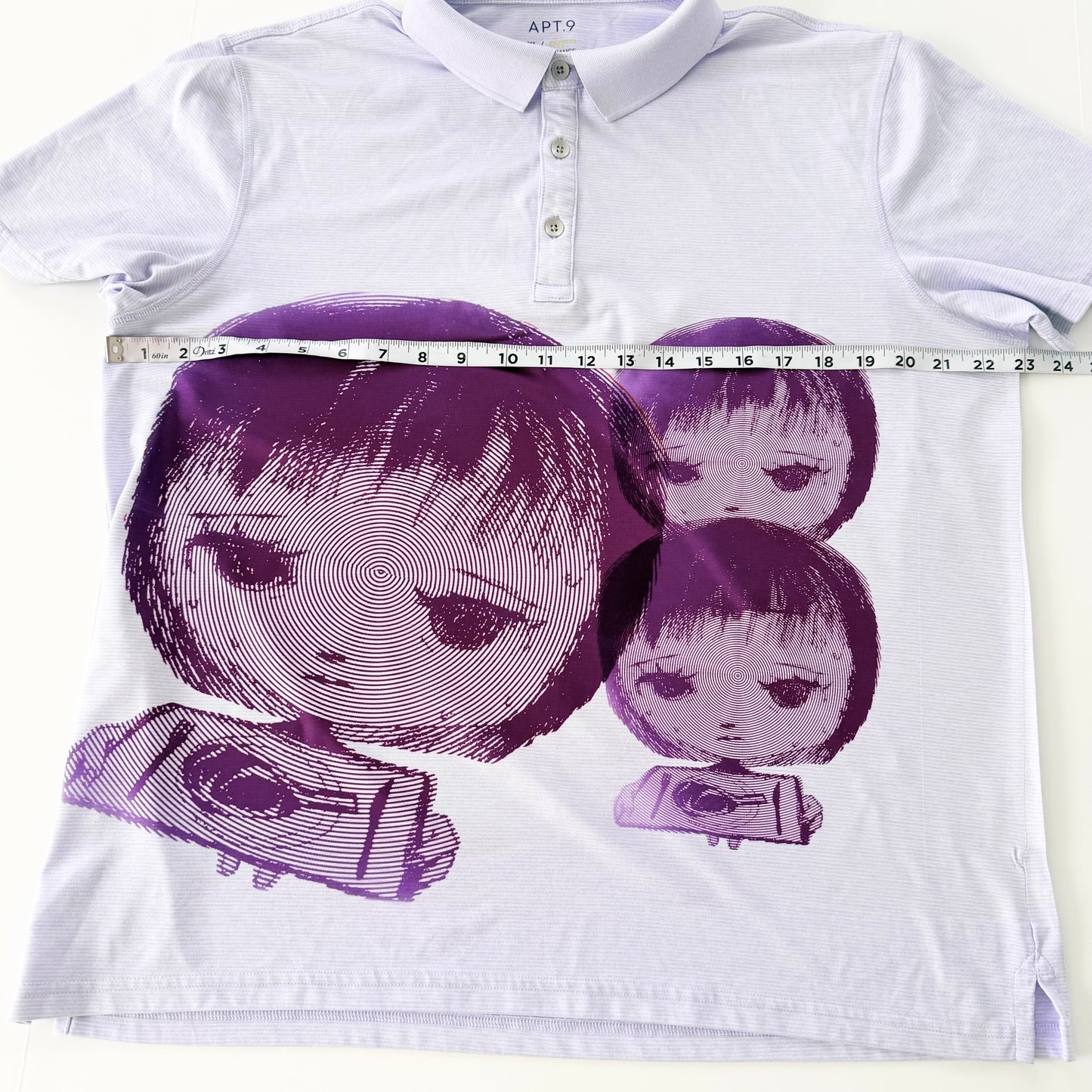 nervous girl men’s polo shirt (xl)