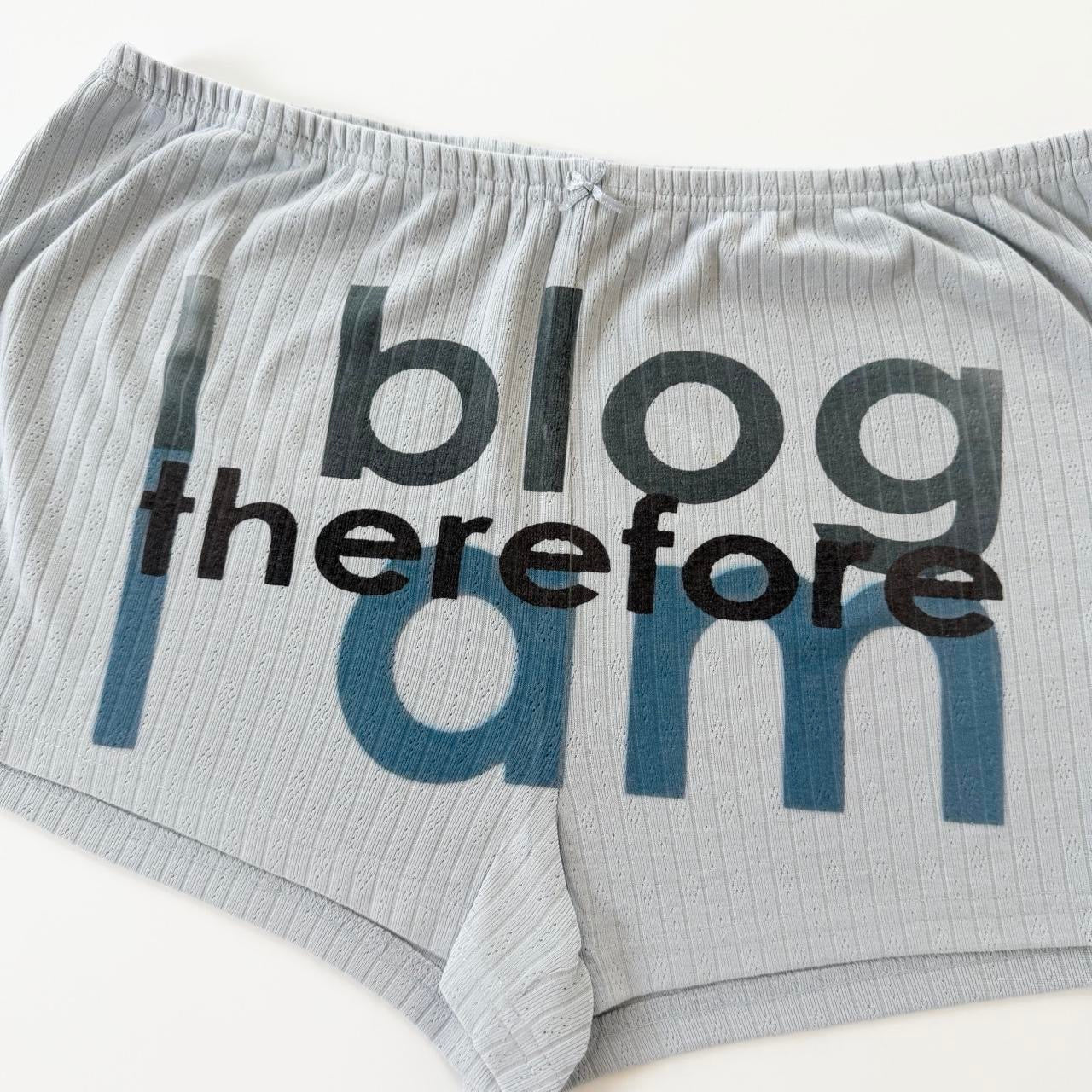 girl blogger pointelle shorts (large)
