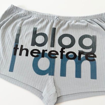 girl blogger pointelle shorts (large)