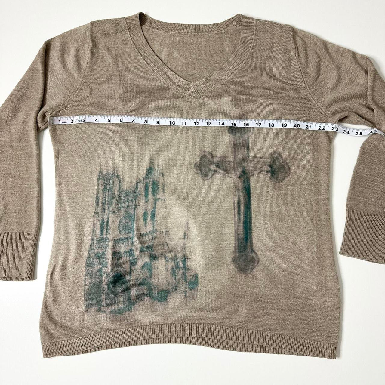 cathedral cross sweater (large)