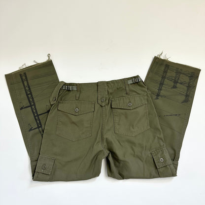 manga power lines military pants (30x27)