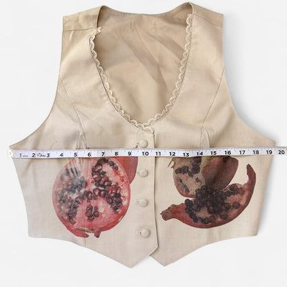 forbidden fruit vintage vest (large)