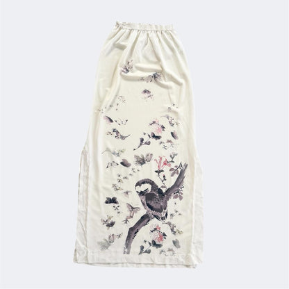 hokusai slip cami and skirt set (s)
