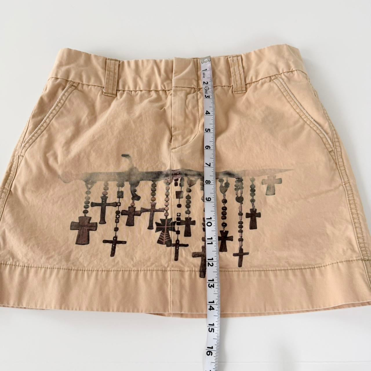rosary dagger cotton mini skirt (s)