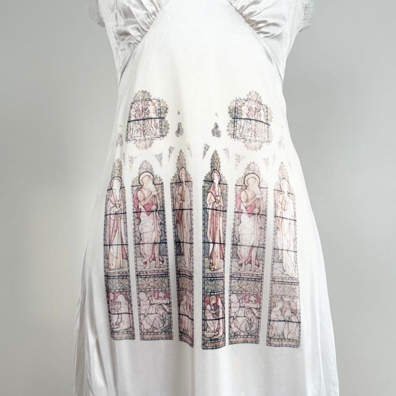 stained glass vintage slip dress (large)