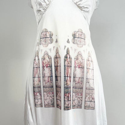 stained glass vintage slip dress (large)