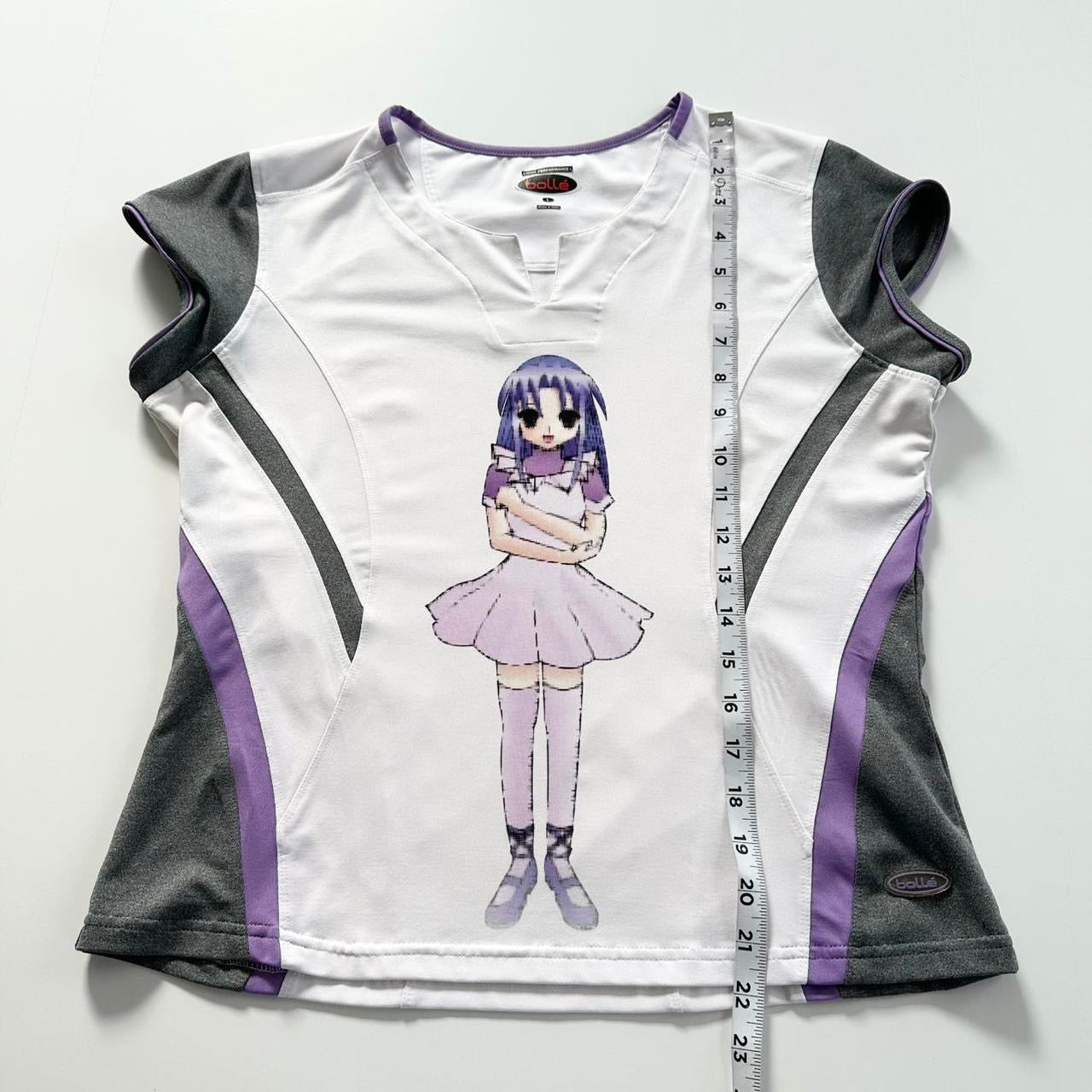 cryptic anime athletic shirt (large)