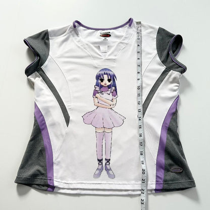 cryptic anime athletic shirt (large)