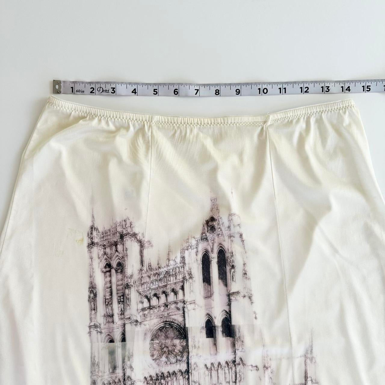 cathedral vintage slip skirt (m)
