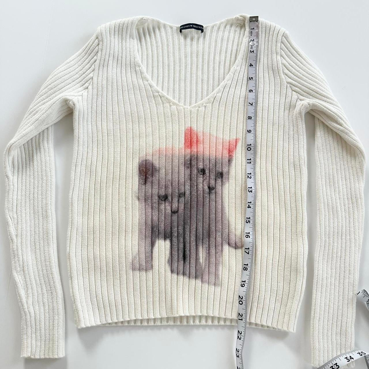 kittens cotton sweater (s/m)