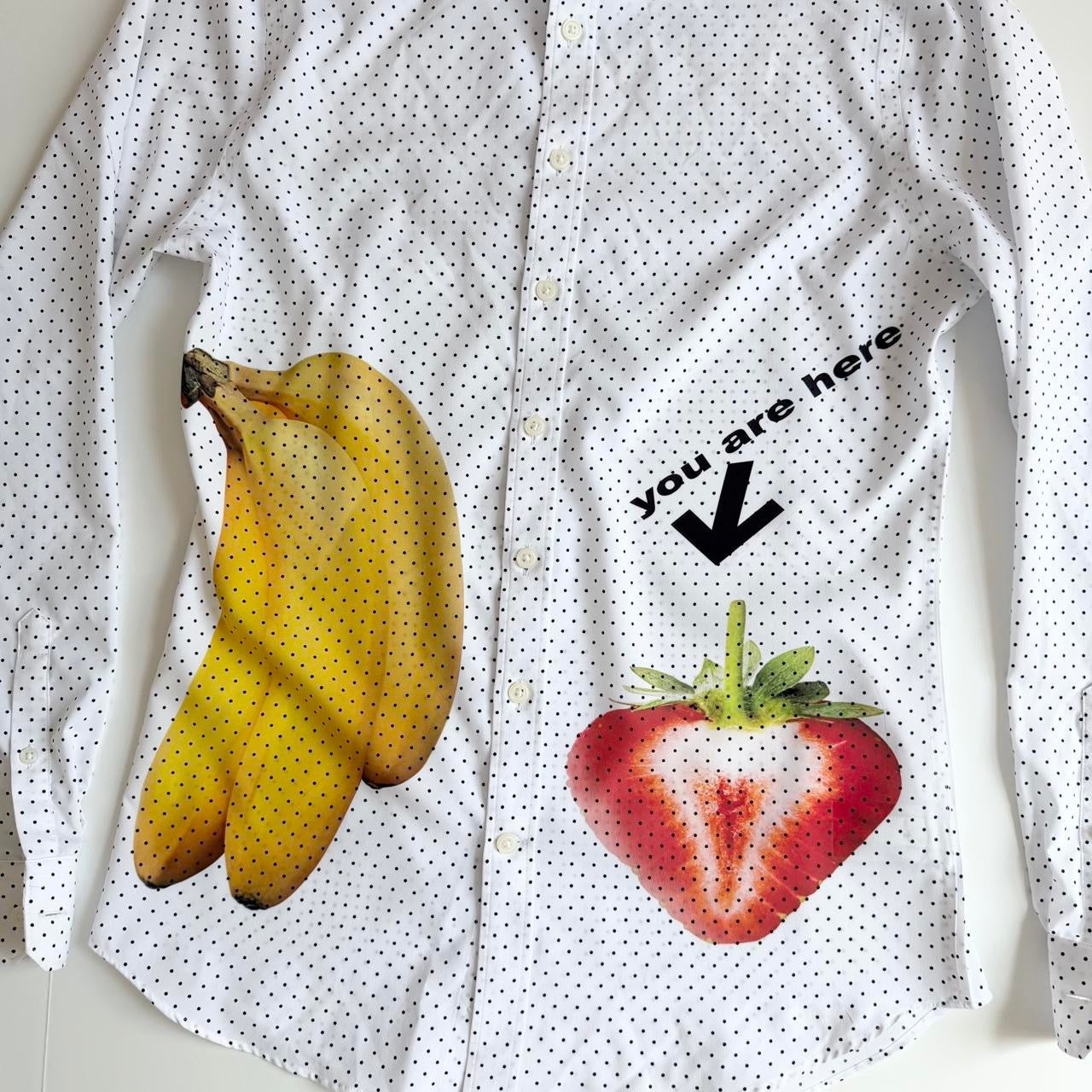 fruit polkadot shirt (men’s xs/s)