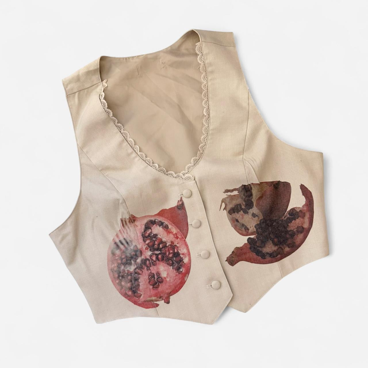 forbidden fruit vintage vest (large)