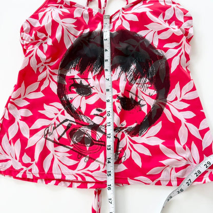 nervous girl tankini (xl)