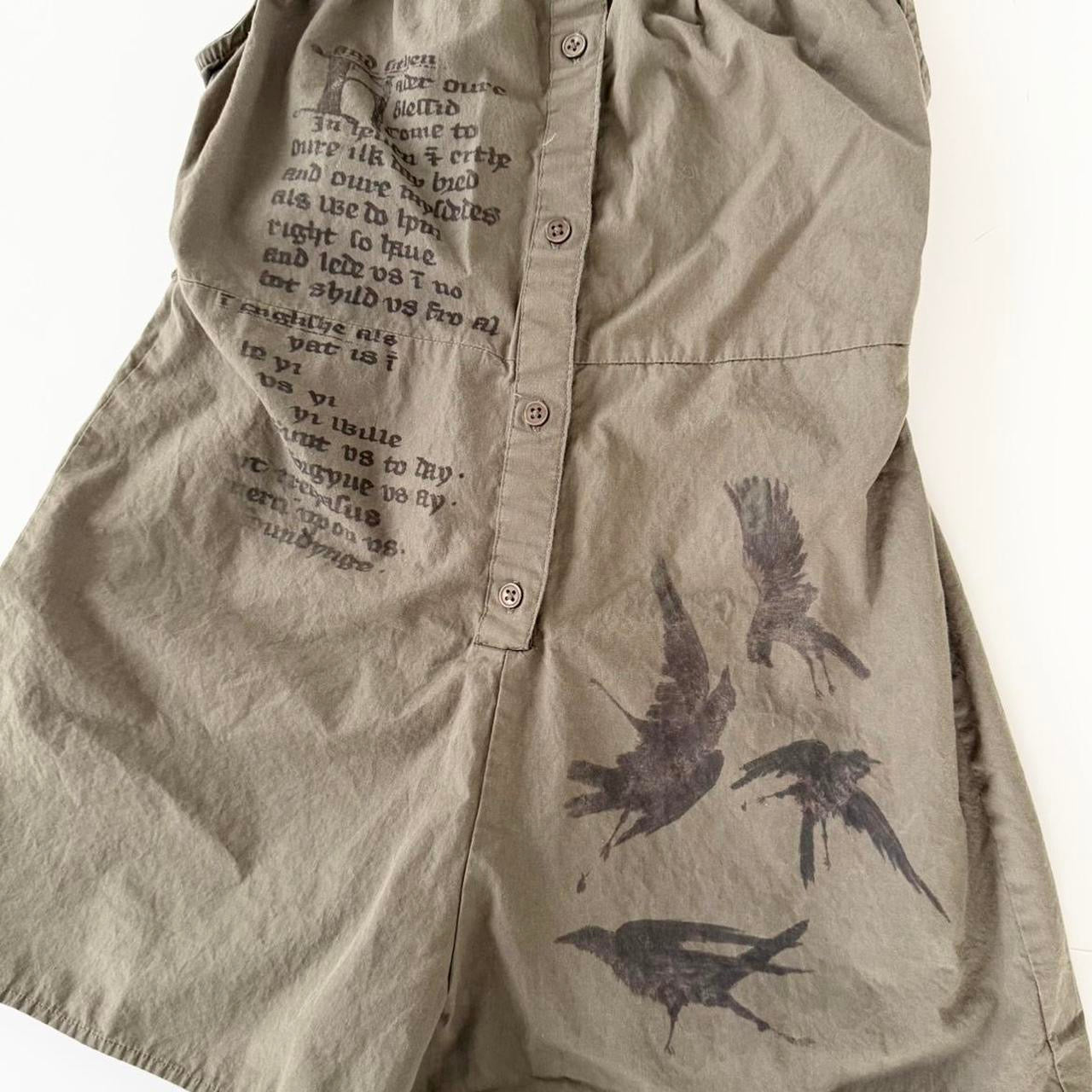 holy prayer grunge cotton romper (xs)