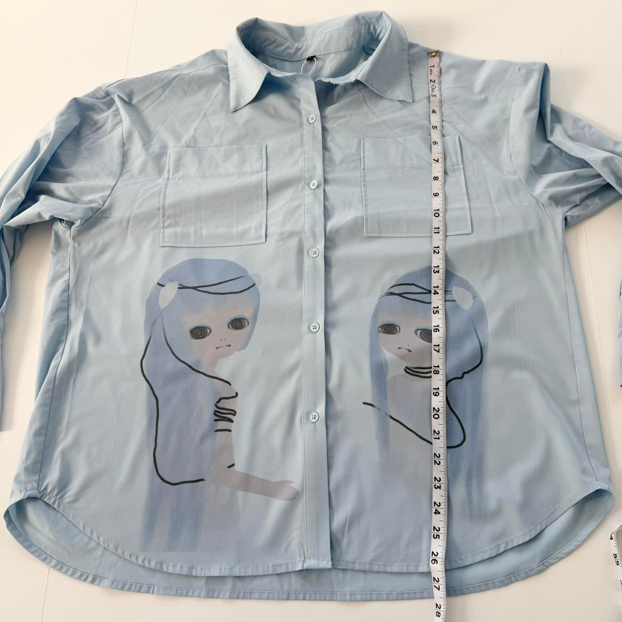 android twins button up shirt (xl)