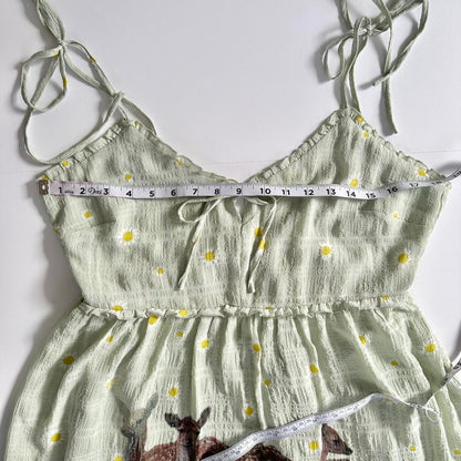 fawn floral dress (large)