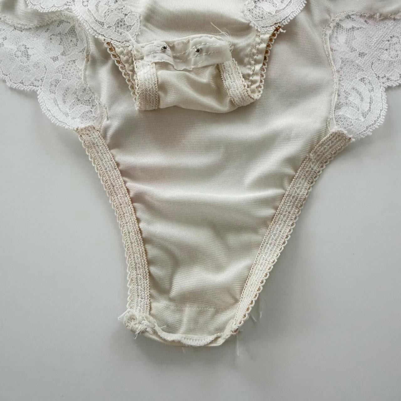 rawr vintage slip lace bodysuit (s/m)