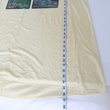 stained glass vintage chiffon maxi dress (xl)