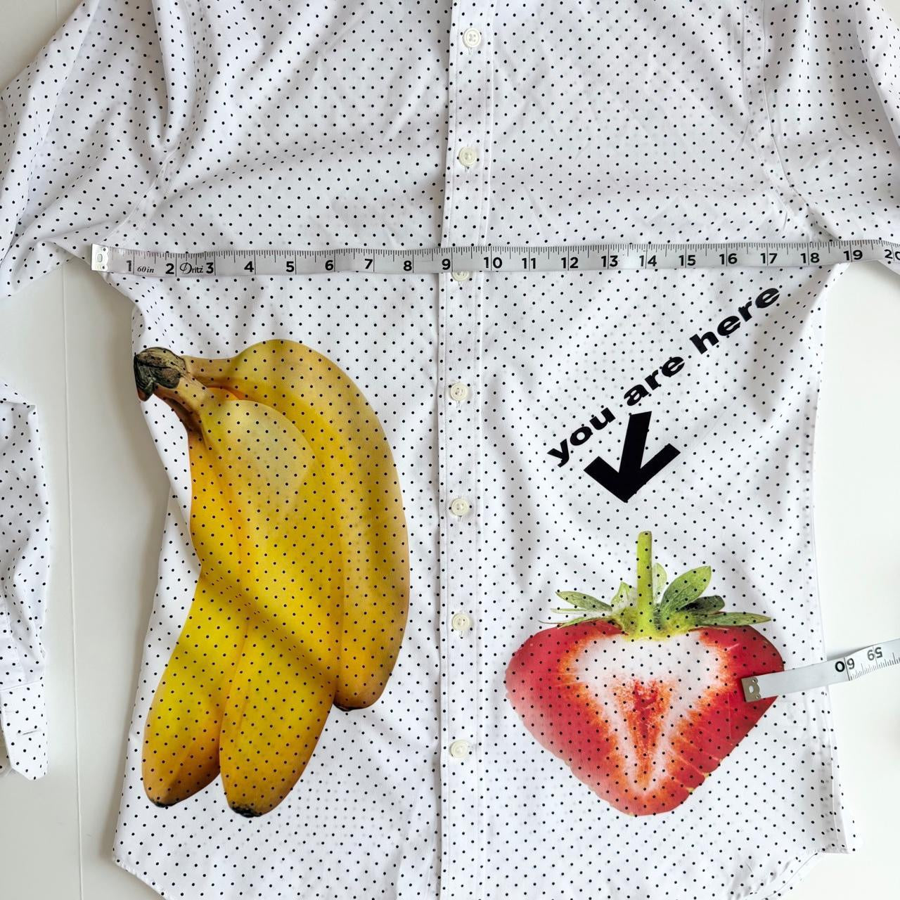 fruit polkadot shirt (men’s xs/s)
