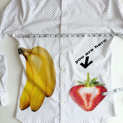 fruit polkadot shirt (men’s xs/s)