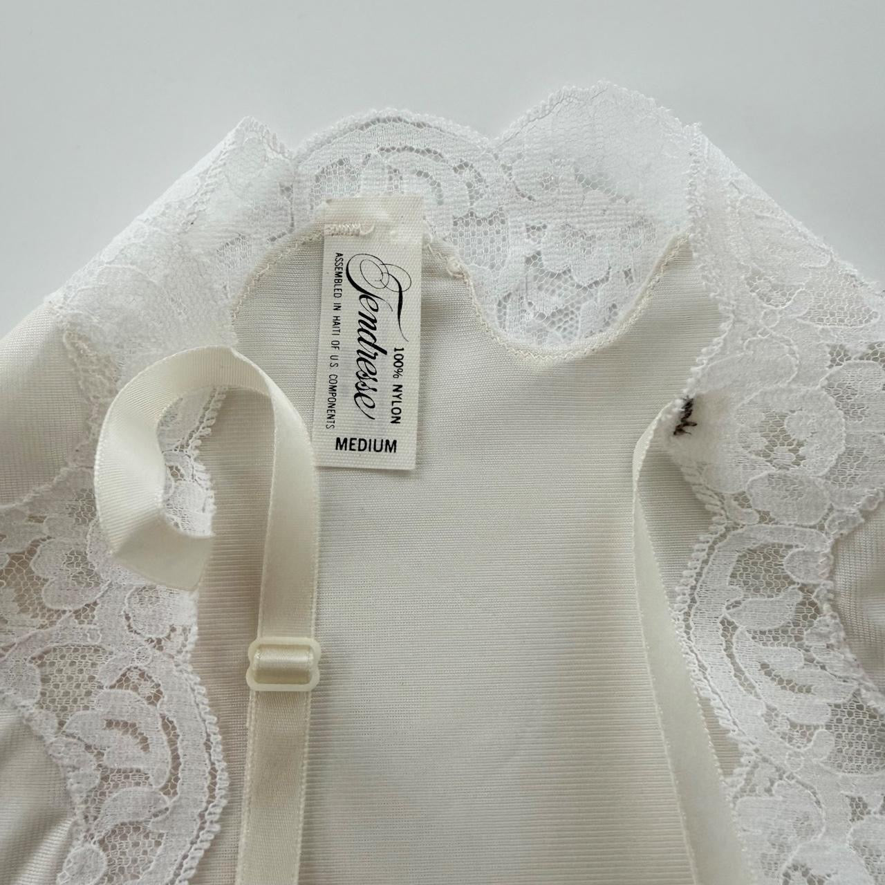 rawr vintage slip lace bodysuit (s/m)