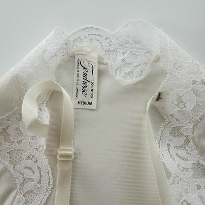 rawr vintage slip lace bodysuit (s/m)