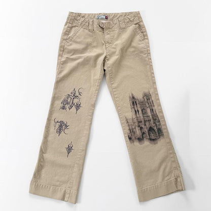 vkei cathedral low rise pants (large)