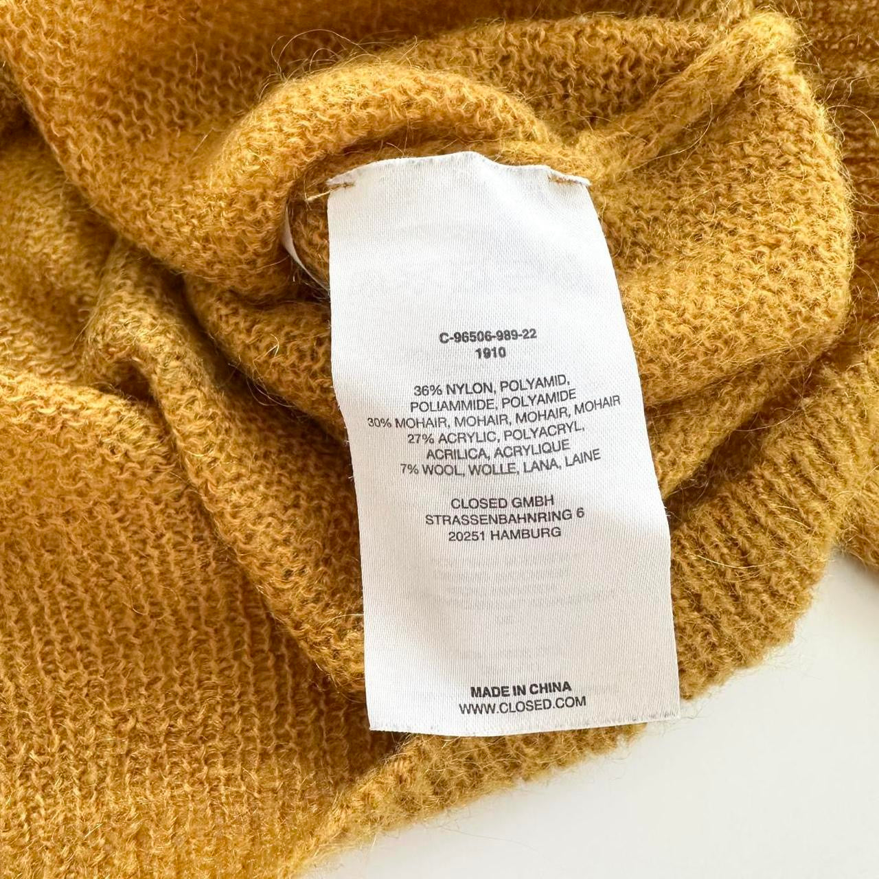 hazard mohair blend sweater (s)