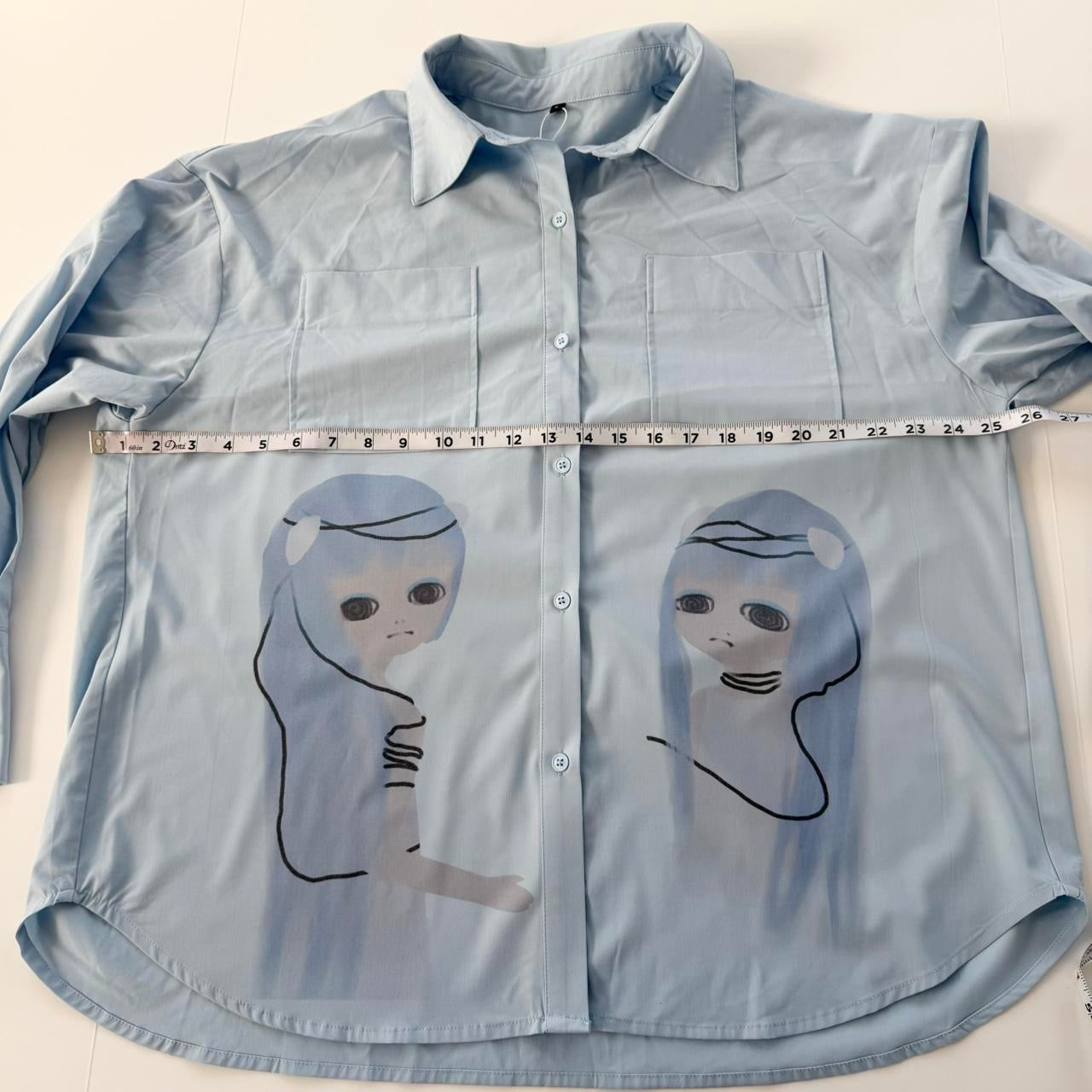 android twins button up shirt (xl)