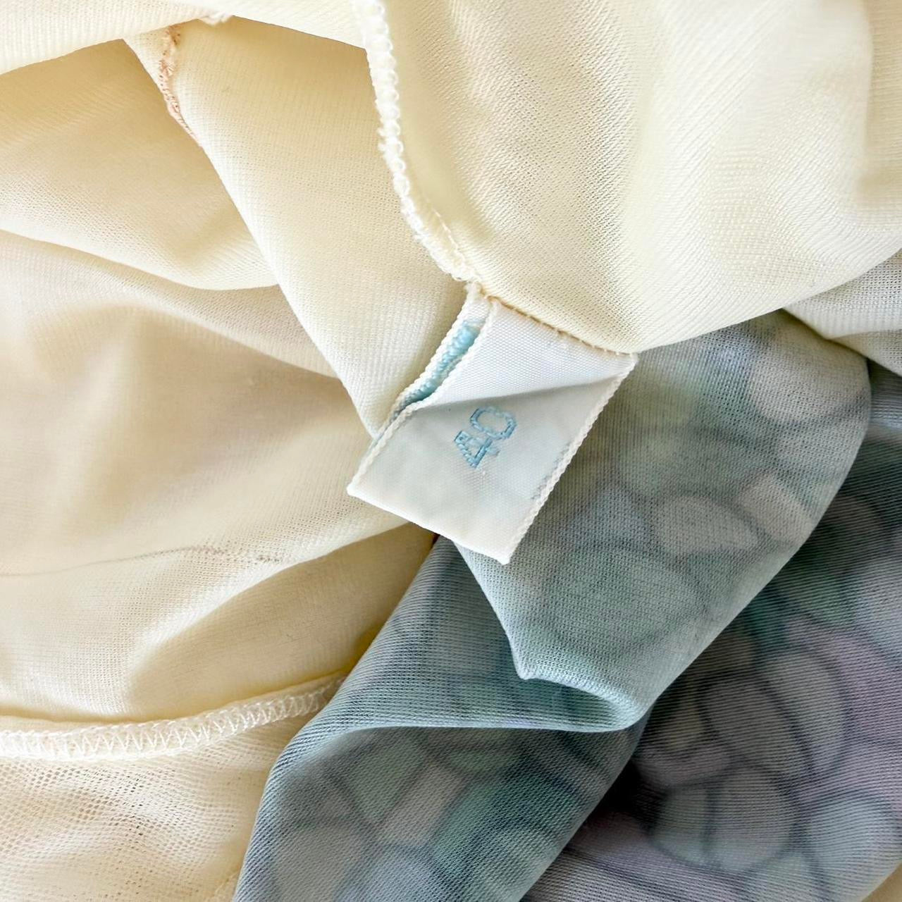 stained glass vintage chiffon maxi dress (xl)