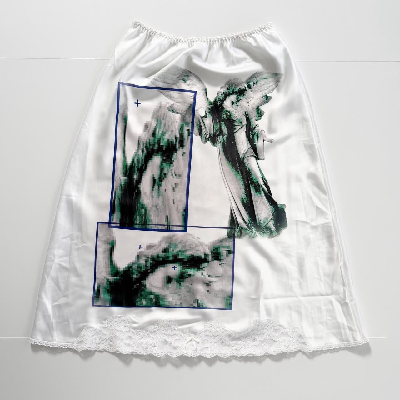 archangel glitch vintage slip skirt (large)