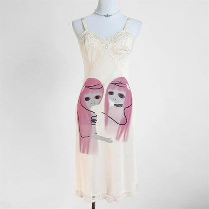 android twins vintage slip dress (xs/s)
