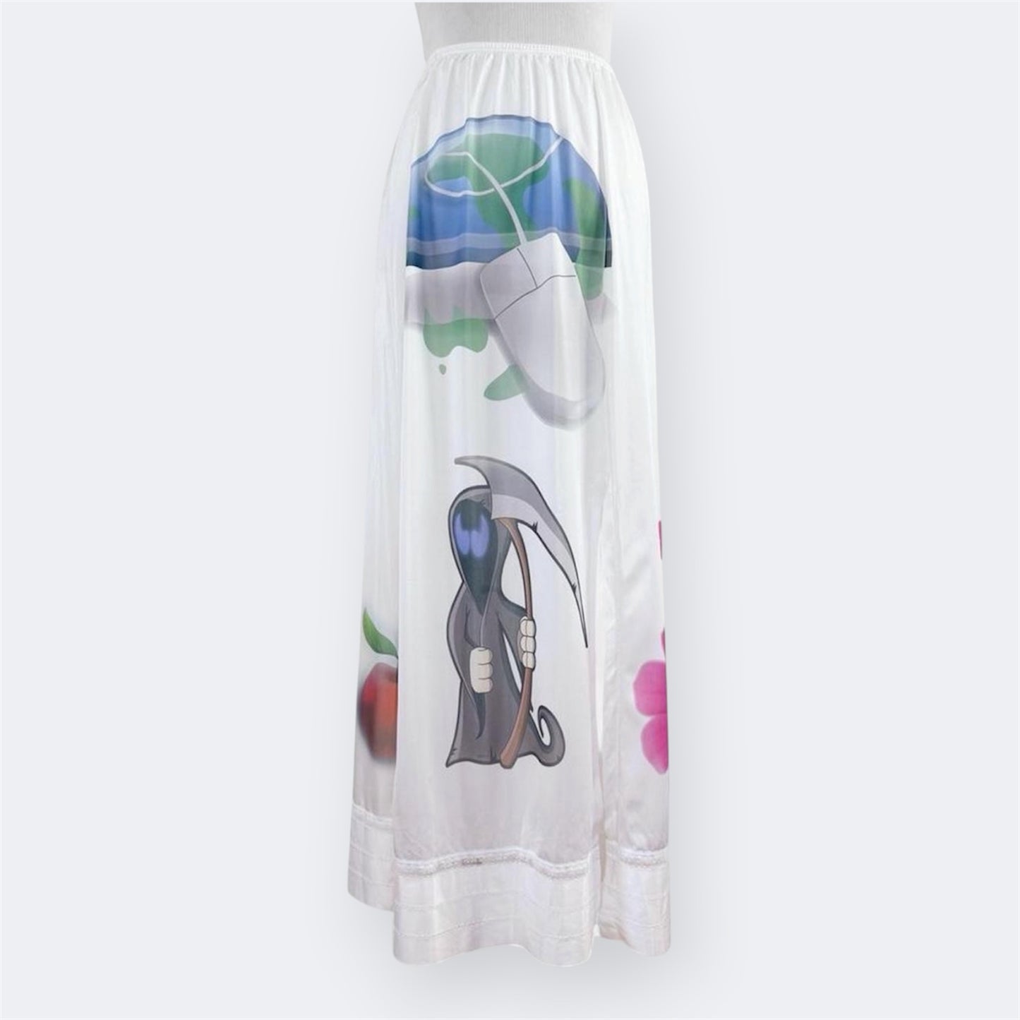 nostalgic clip art vintage slip skirt (m)