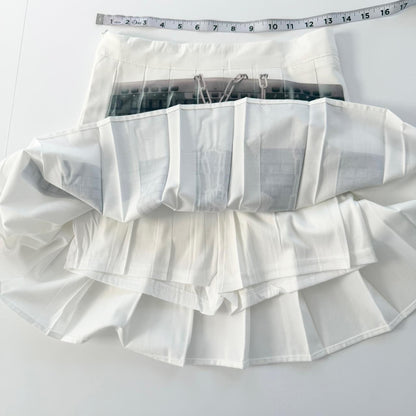 chained keyboard pleated skirt (s/m)