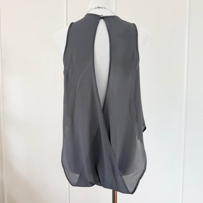rosaries draped chiffon top (m)