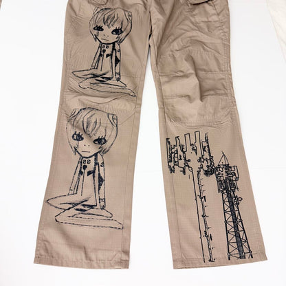 anime 5g tower cargo pants (xxl)