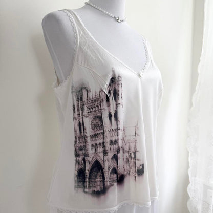cathedral slip cami and skirt set (xl)