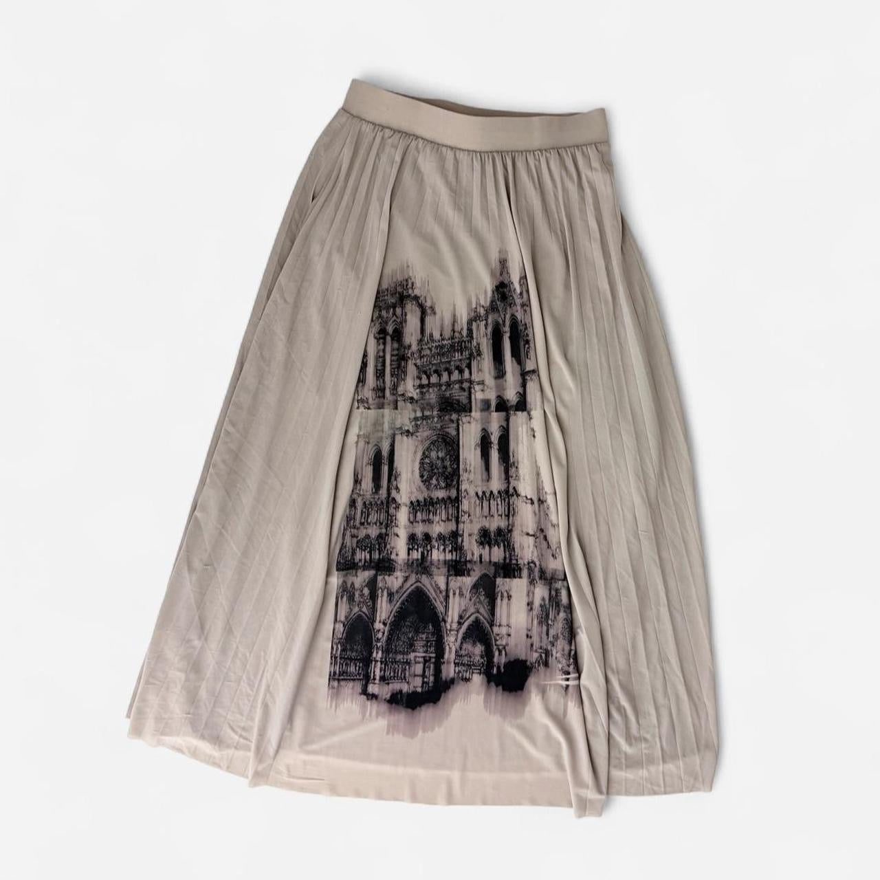 vkei cathedral vintage maxi skirt (s)