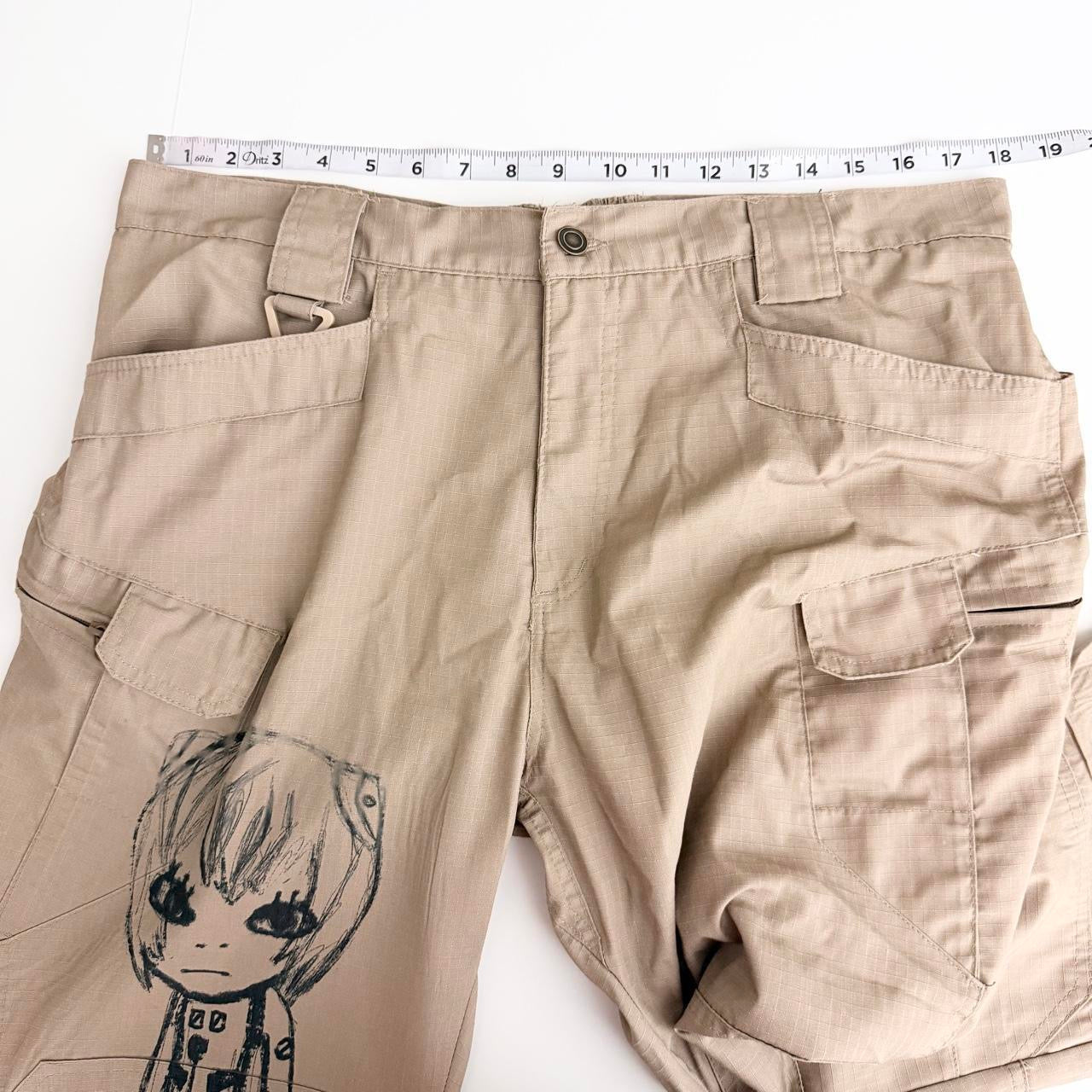 anime 5g tower cargo pants (xxl)