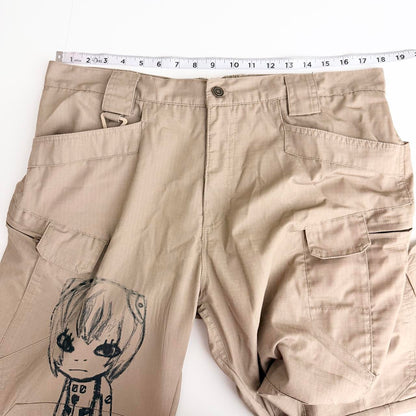 anime 5g tower cargo pants (xxl)