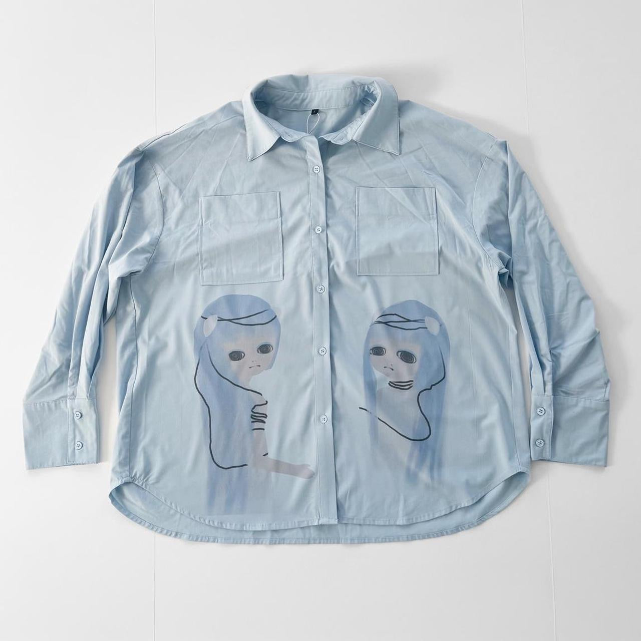 android twins button up shirt (xl)