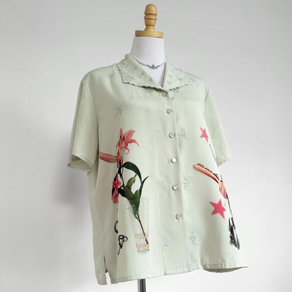 trinkets vintage blouse (xl)