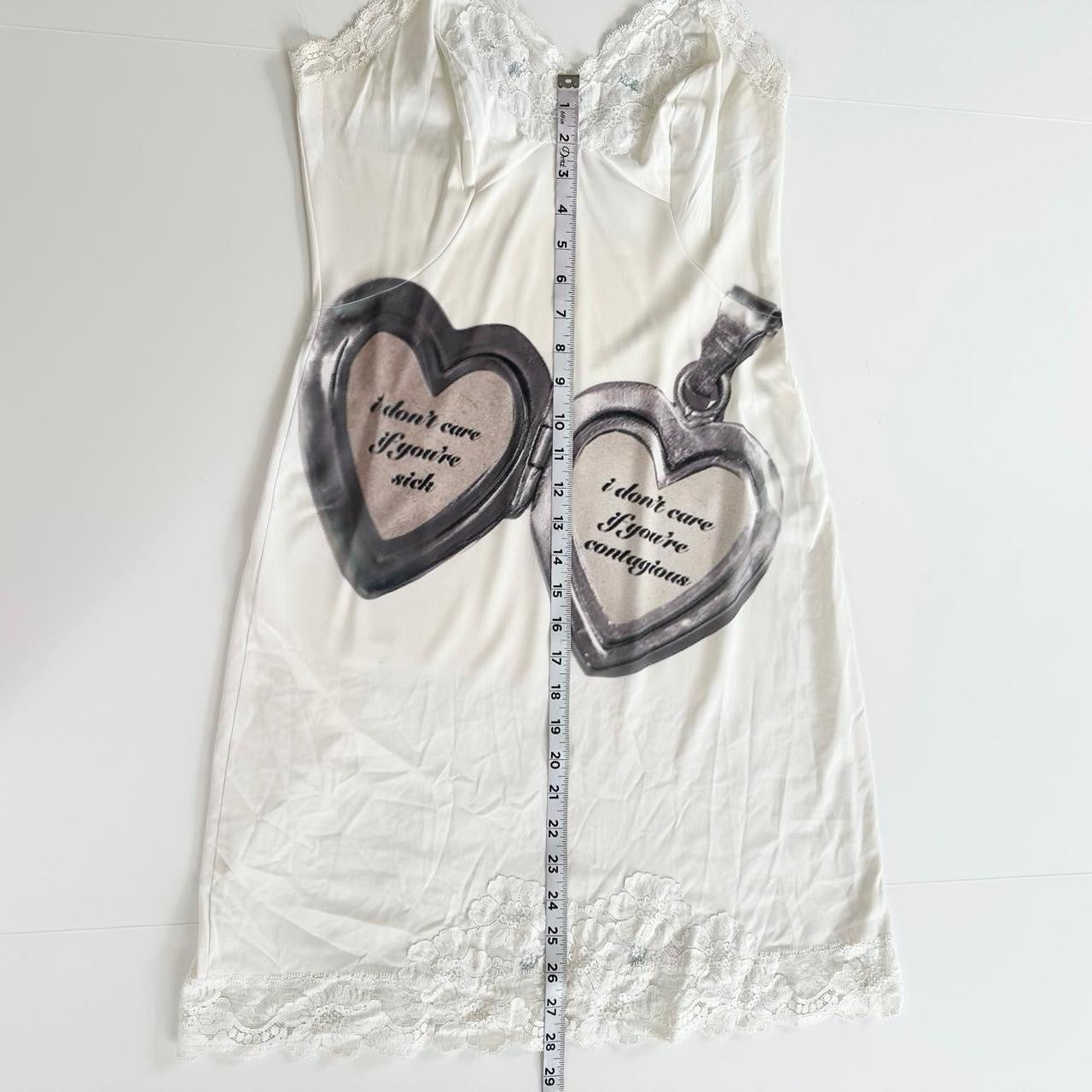 contagious locket vintage slip dress (s)