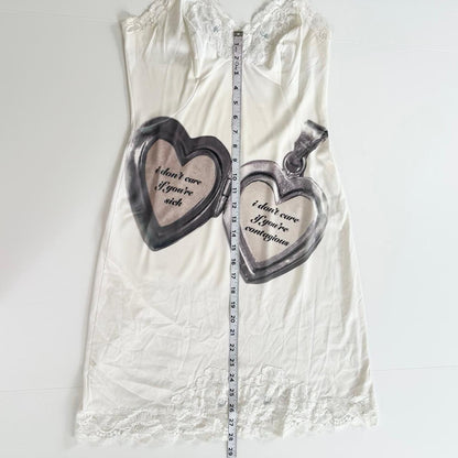contagious locket vintage slip dress (s)