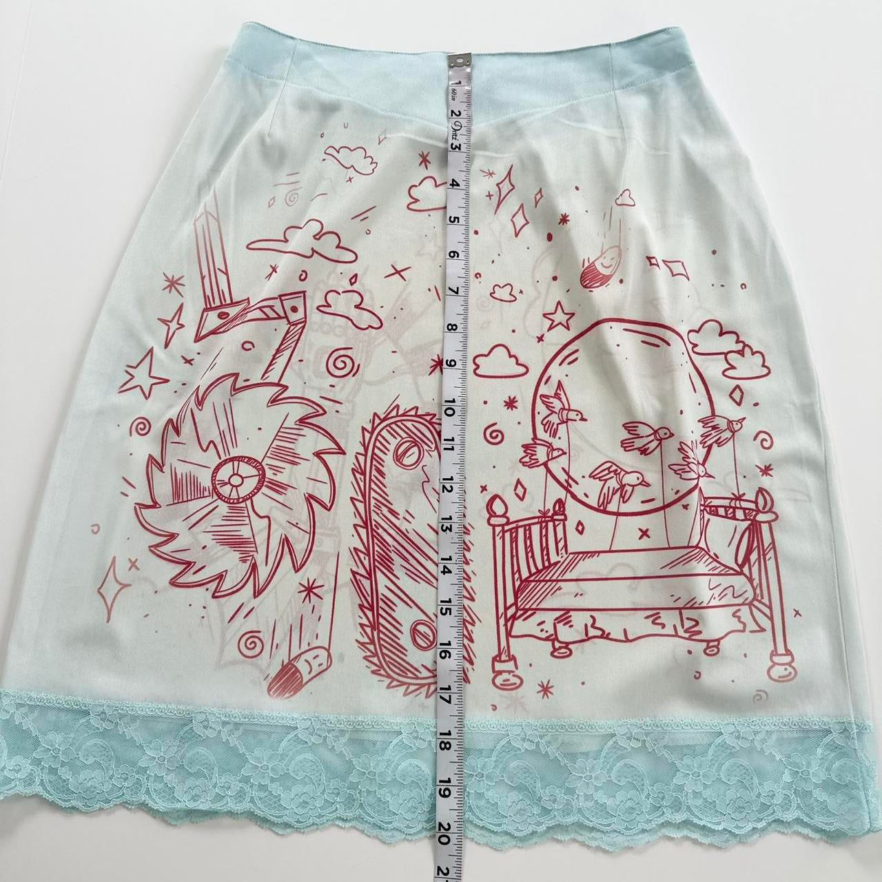 misadventures vintage slip skirt (xs/s)