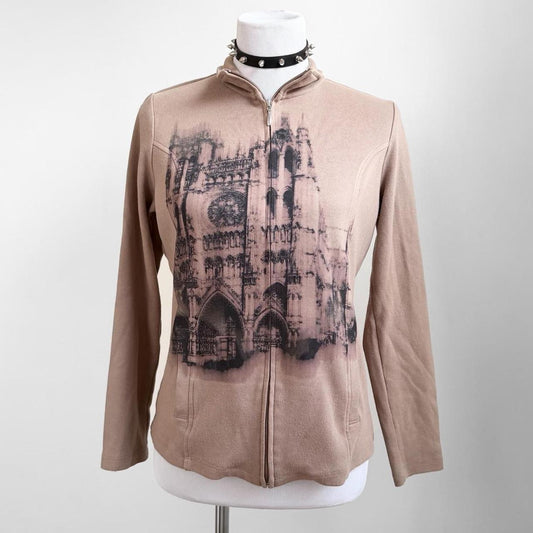 vkei cathedral zip up jacket (m)