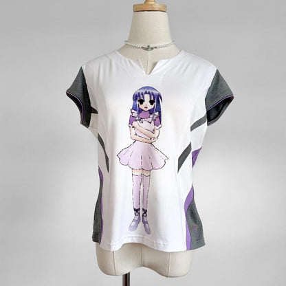 cryptic anime athletic shirt (large)