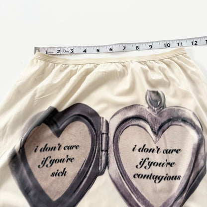 contagious vintage slip skirt (s)