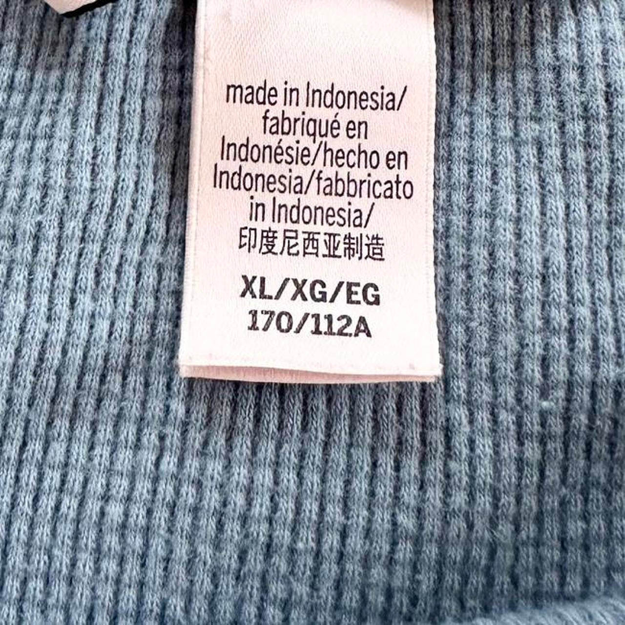 nervous waffle knit shirt (xl/xxl)