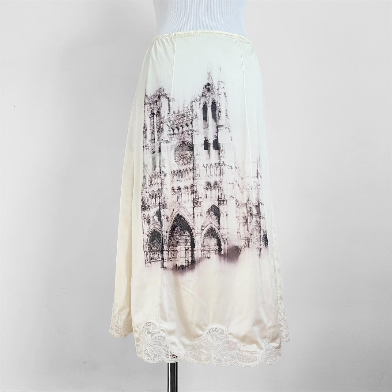 cathedral vintage slip skirt (m)